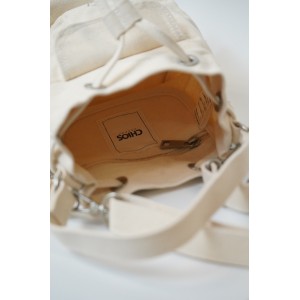 CHIOS CLUB - Chios3951 Small Logo Canvas Bucket / IVORY